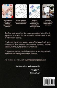 Matrix And Determinants In One Week : With An Introduction To Brain Based Learning (Bbl) | Special Indian Edition