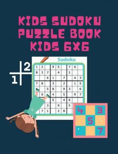 Kids Sudoku Puzzle Book Kids 6x6