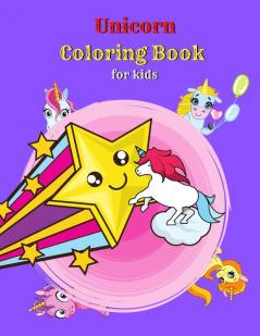 Unicorn Coloring Book For Kids