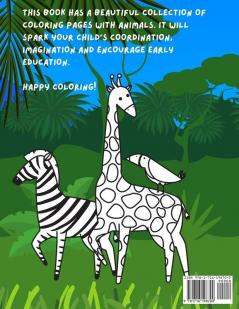 My First Coloring Book: Animals for Toddlers