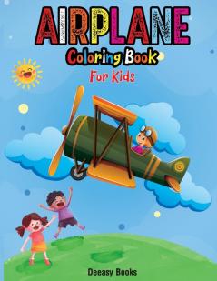 Airplane Coloring Book For Kids