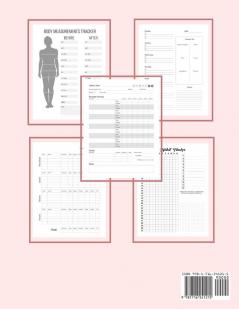 Training for a Healthy Life: A Daily Food and Fitness Planner: Funny Daily Food Diary Diet Planner and Fitness Journal (85 x 11) Large Size: A Daily Food and Fitness Planner