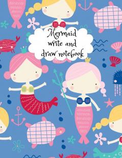 Mermaid write and draw notebook