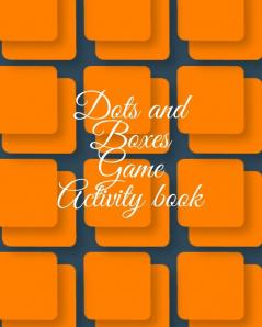 Dots and boxes game activity book