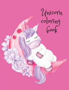 Unicorn coloring book