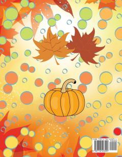 Autumn coloring book for kids