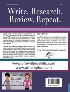 Preparing for Graduate School Academic Writing