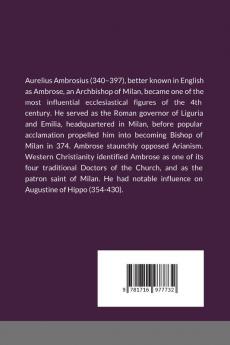 On the Christian Faith the Holy Trinity and the Two Natures of Jesus Christ by St Ambrose
