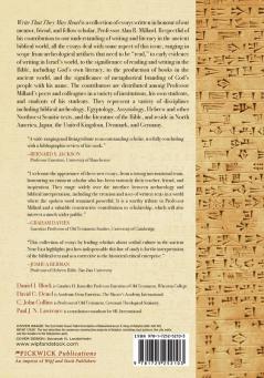 Write That They May Read: Studies in Literacy and Textualization in the Ancient Near East and in the Hebrew Scriptures: Essays in Honour of Professor Alan R. Millard