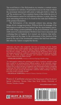 A Confusion of Printers: The Role of Print in the English Reformation (Wycliffe Studies in History Church and Society)