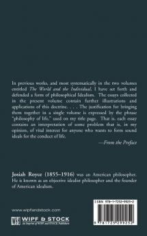 William James and Other Essays on the Philosophy of Life