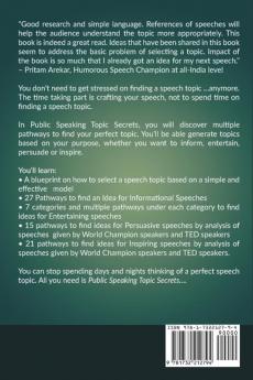 Public Speaking Topic Secrets