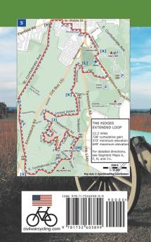 Maps to Bike Gettysburg No. 5: The Ridges Extended Loop