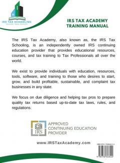 IRS Tax Academy Training Manual