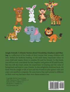 Jungle Friends: 5-Minute Stories about Friendship Kindness and Sharing