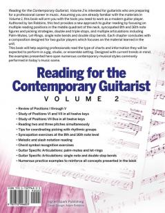 Reading for the Contemporary Guitarist Volume 2