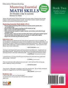 Mastering Essential Math Skills Book 2 Spanish Language Version