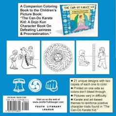 Coloring Fun with the Can-Do Karate Kid: 1 (Coloring Companions to Dojo Kun Character Books)