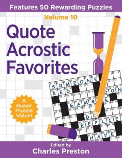 Quote Acrostic Favorites: Features 50 Rewarding Puzzles