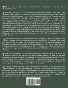 A History of the Baptists