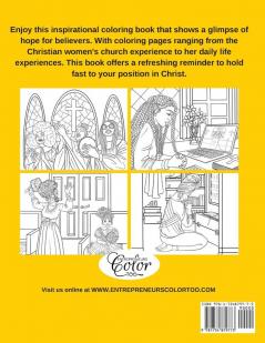 Colors of Hope: A Christian Coloring Book Inspirational Quotes Black Women Brown Women