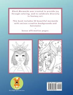 Black Mermaids: All Ages Coloring Book