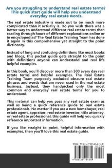 Real Estate Terms Pocket Dictionary