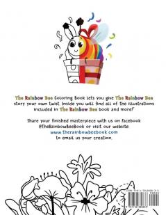 The Rainbow Bee Coloring Book