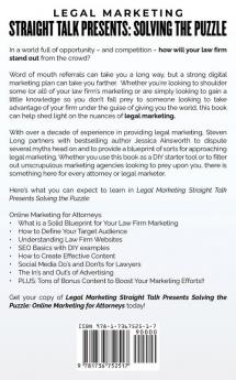 Legal Marketing Straight Talk Presents: Solving the Puzzle - Online Marketing for Attorneys