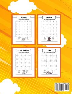 Word Search For Kids Ages 4-6 | 100 Fun Word Search Puzzles | Kids Activity Book | Large Print | Paperback