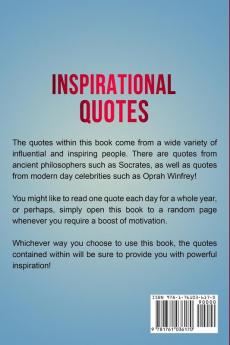 Inspirational Quotes: 365 days of amazing motivational and inspirational quotes