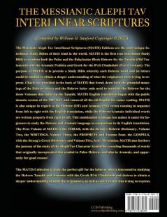 Messianic Aleph Tav Interlinear Scriptures Volume Four the Gospels Aramaic Peshitta-Greek-Hebrew-Phonetic Translation-English Bold Black Edition Study Bible