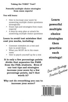 TOEIC Test Strategy: Winning Multiple Choice Strategies for the TOEIC(R) Exam