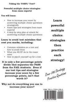 TOEFL Test Strategy: Winning Multiple Choice Strategies for the TOEFL Test