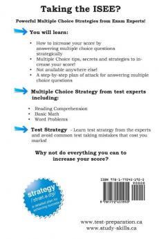 ISEE Test Strategy: Winning Multiple Choice Strategies for the Independent School Entrance Exam
