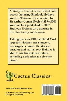 A Study in Scarlet (Cactus Classics Large Print): 16 Point Font; Large Text; Large Type