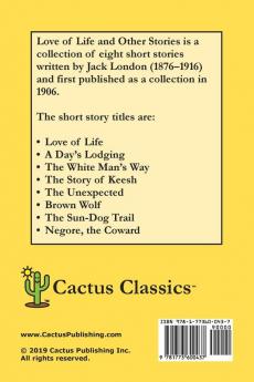 Love of Life and Other Stories (Cactus Classics Large Print): 8 Short Stories; 16 Point Font; Large Text; Large Type