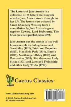 The Letters of Jane Austen (Cactus Classics Large Print): 16 Point Font; Large Text; Large Type; selected from a compilation of Jane Austen's great nephew Edward Lord Brabourne