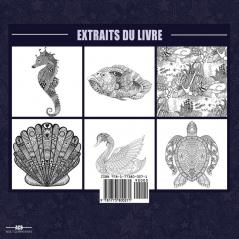 Livre de Coloriage Pour Adultes sur le Theme de la Faune Marine