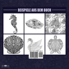 Malbuch fur Erwachsene mit Meereslebewesen