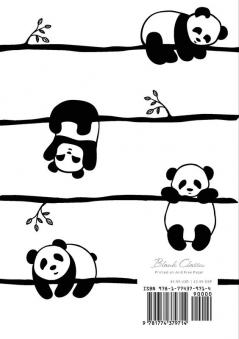 Cute Pandas - Dotted Bullet Journal