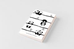 Cute Pandas - Dotted Bullet Journal