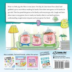 Pig In Jeans Fights Germs