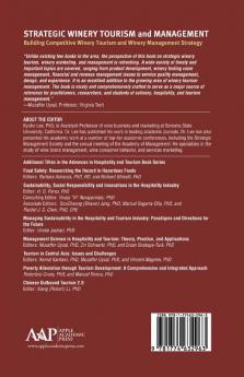 Strategic Winery Tourism and Management