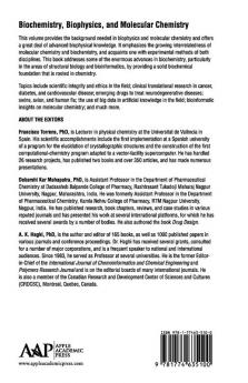 Biochemistry Biophysics and Molecular Chemistry