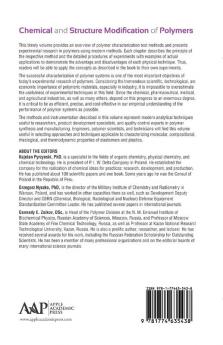 Chemical and Structure Modification of Polymers