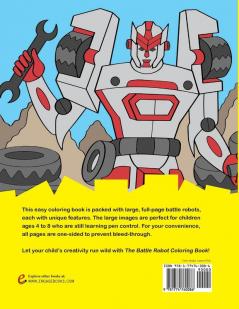 The Battle Robot Coloring Book