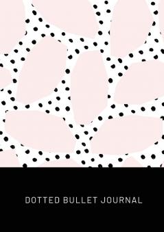 Pink Spots with Black Polka Dots - Dotted Bullet Journal