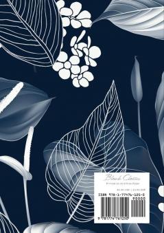 Coordinate Your Chaos - To-Do List Notebook: 120 Pages Lined Undated To-Do List Organizer with Priority Lists (Medium A5 - 5.83X8.27 - Leaves and Flowers with Blue Background)
