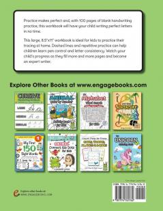 Blank Handwriting Workbook for Kids
